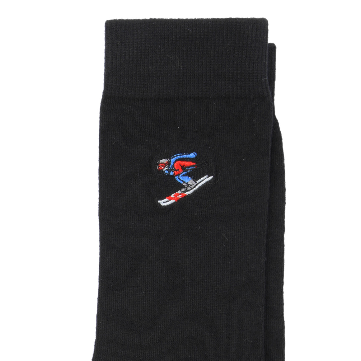 1 Paar Herren Socken mit Stickerei