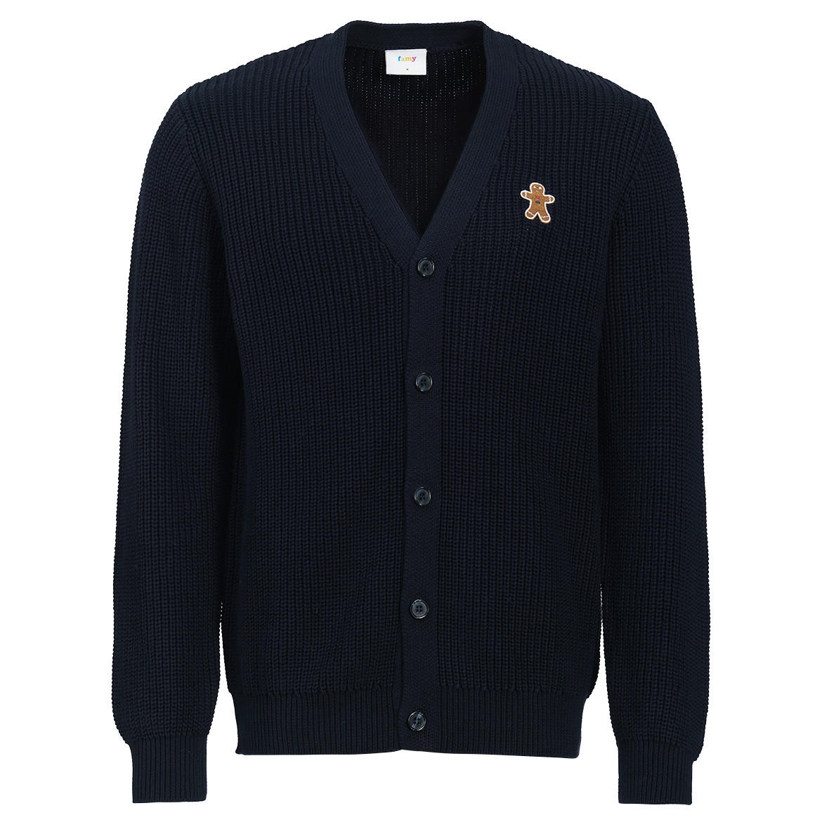 Herren Weihnachtsstrickjacke mit Stickerei