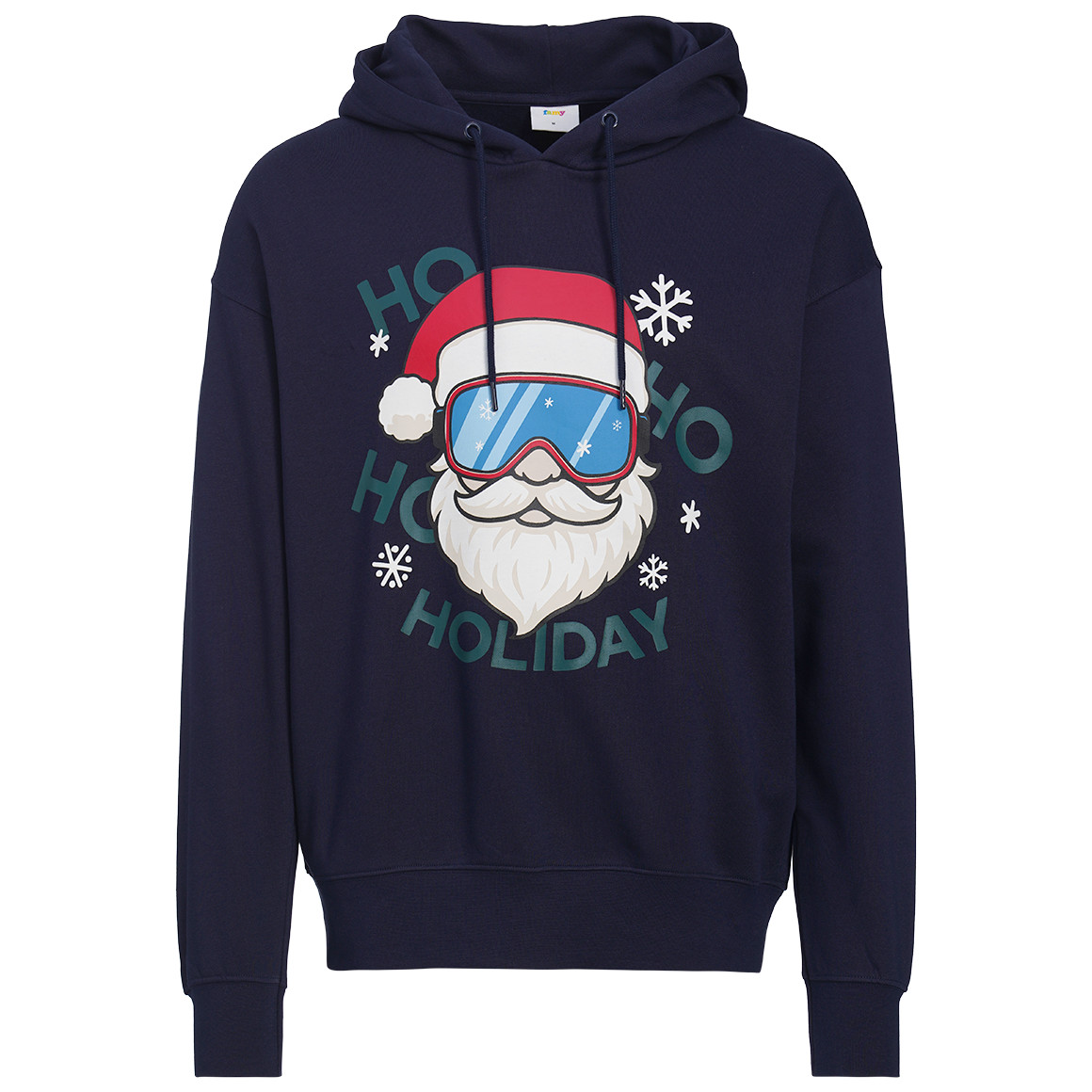 Herren Weihnachtshoodie mit Print