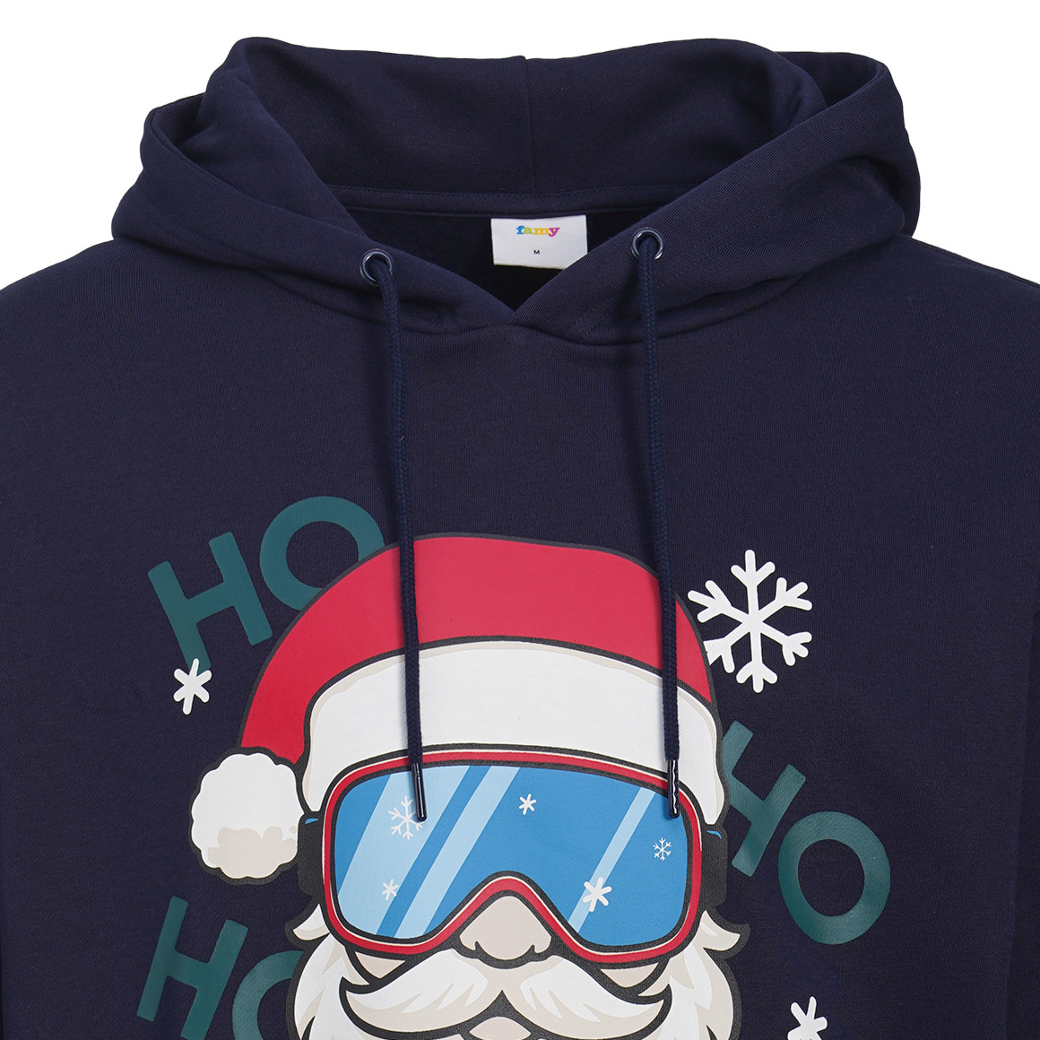 Herren Weihnachtshoodie mit Print