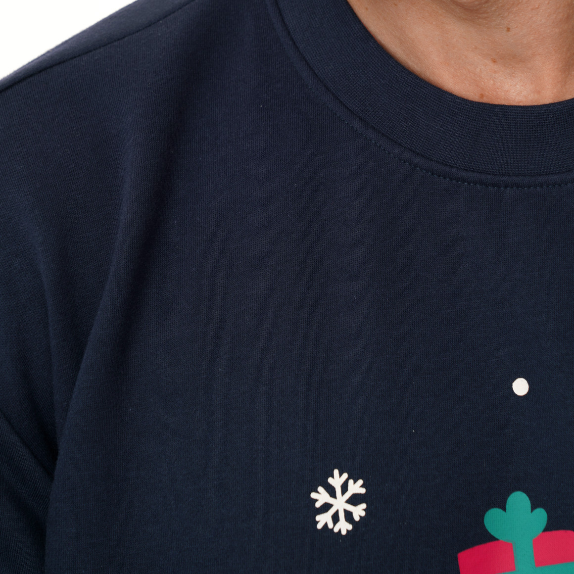 Herren Weihnachtssweatshirt mit Print