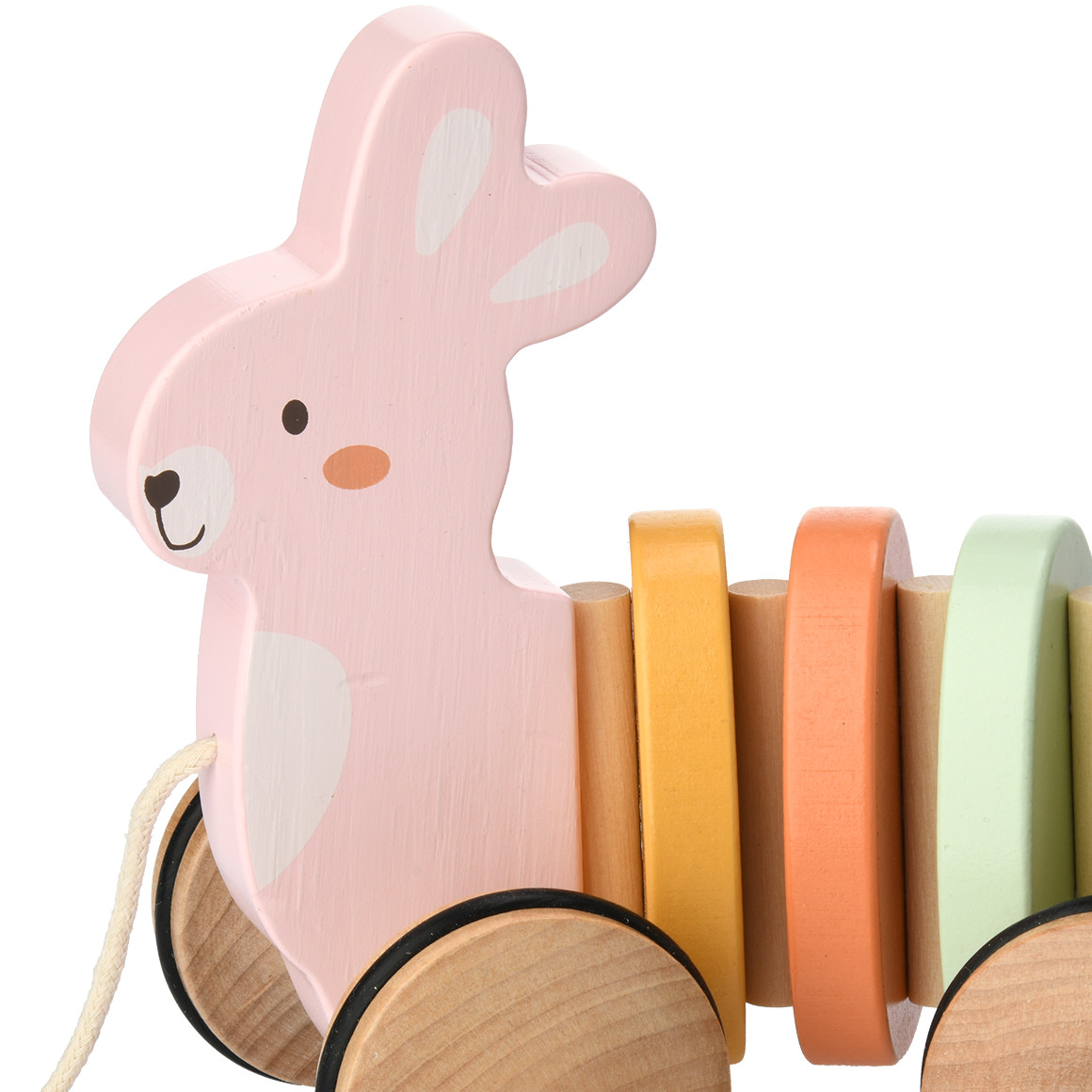 Holz-Ziehtier Hase