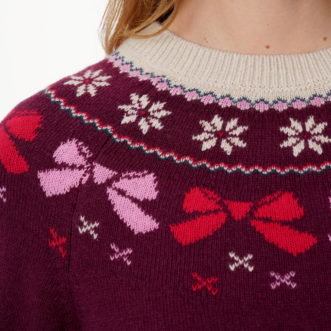 Damen Weihnachtspullover mit Motiven
