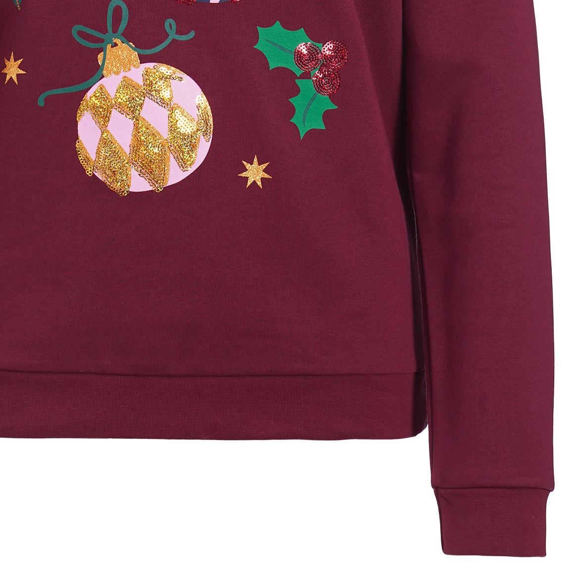 Damen Weihnachtssweatshirt mit Print