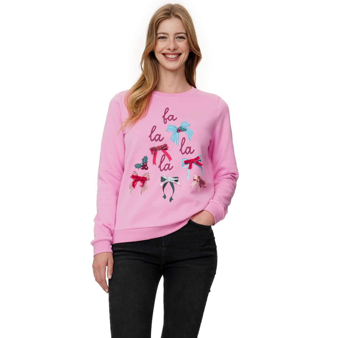 Damen Weihnachtssweatshirt mit Print