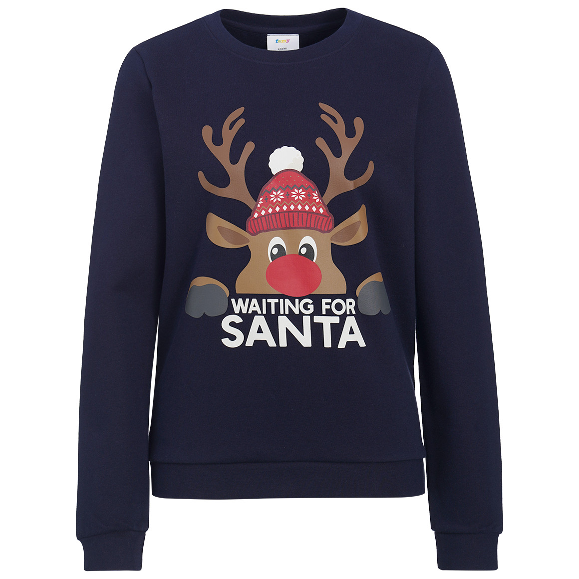 Damen Weihnachtssweatshirt mit Print