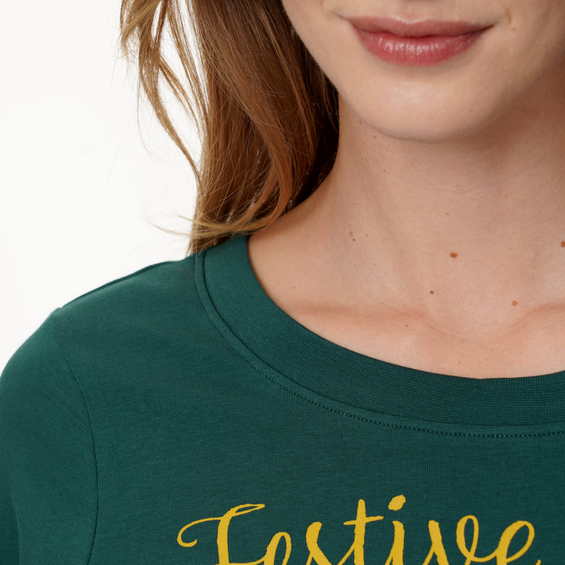 Micky Maus Weihnachtsshirt mit Print