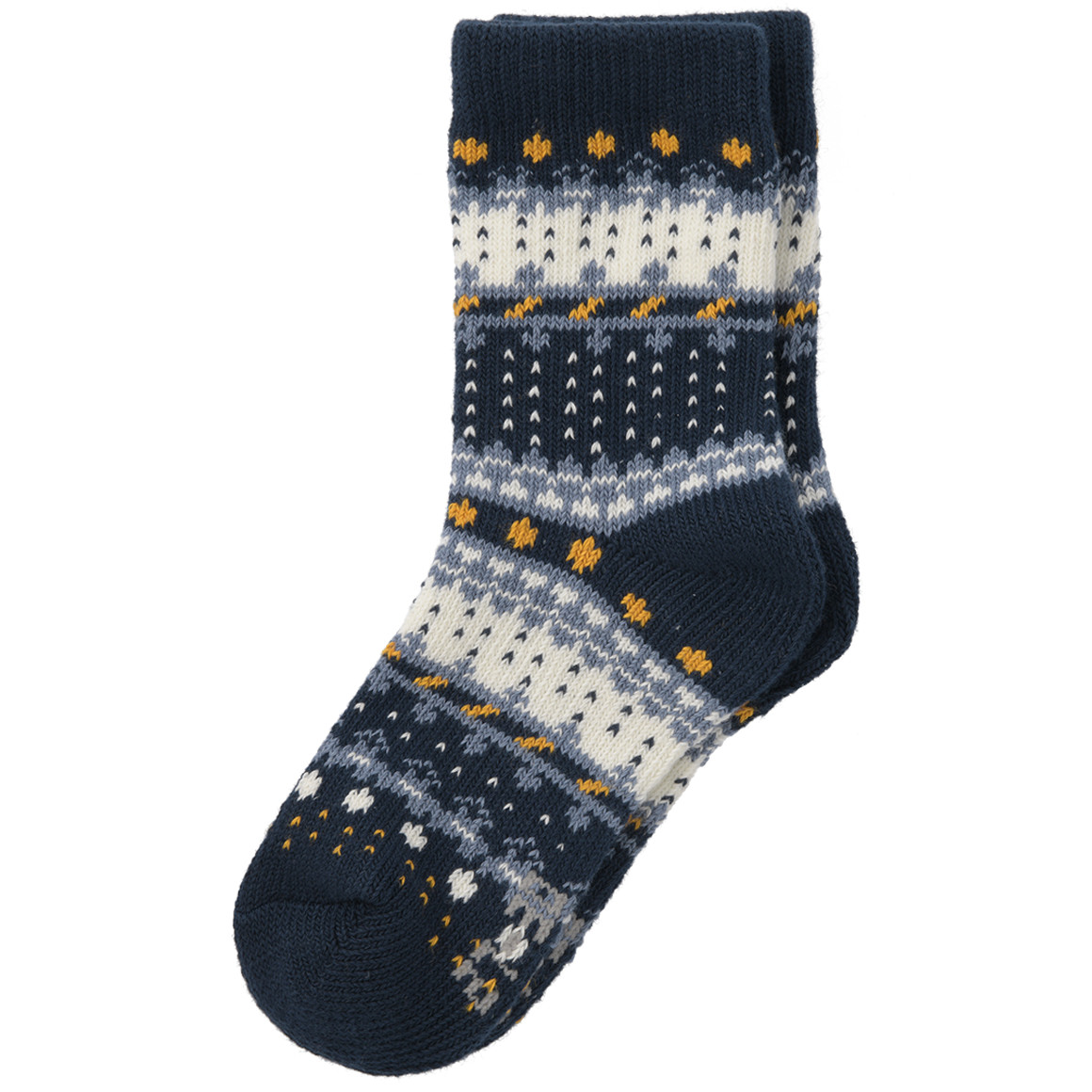 1 Paar Jungen Socken mit Norwegermuster
