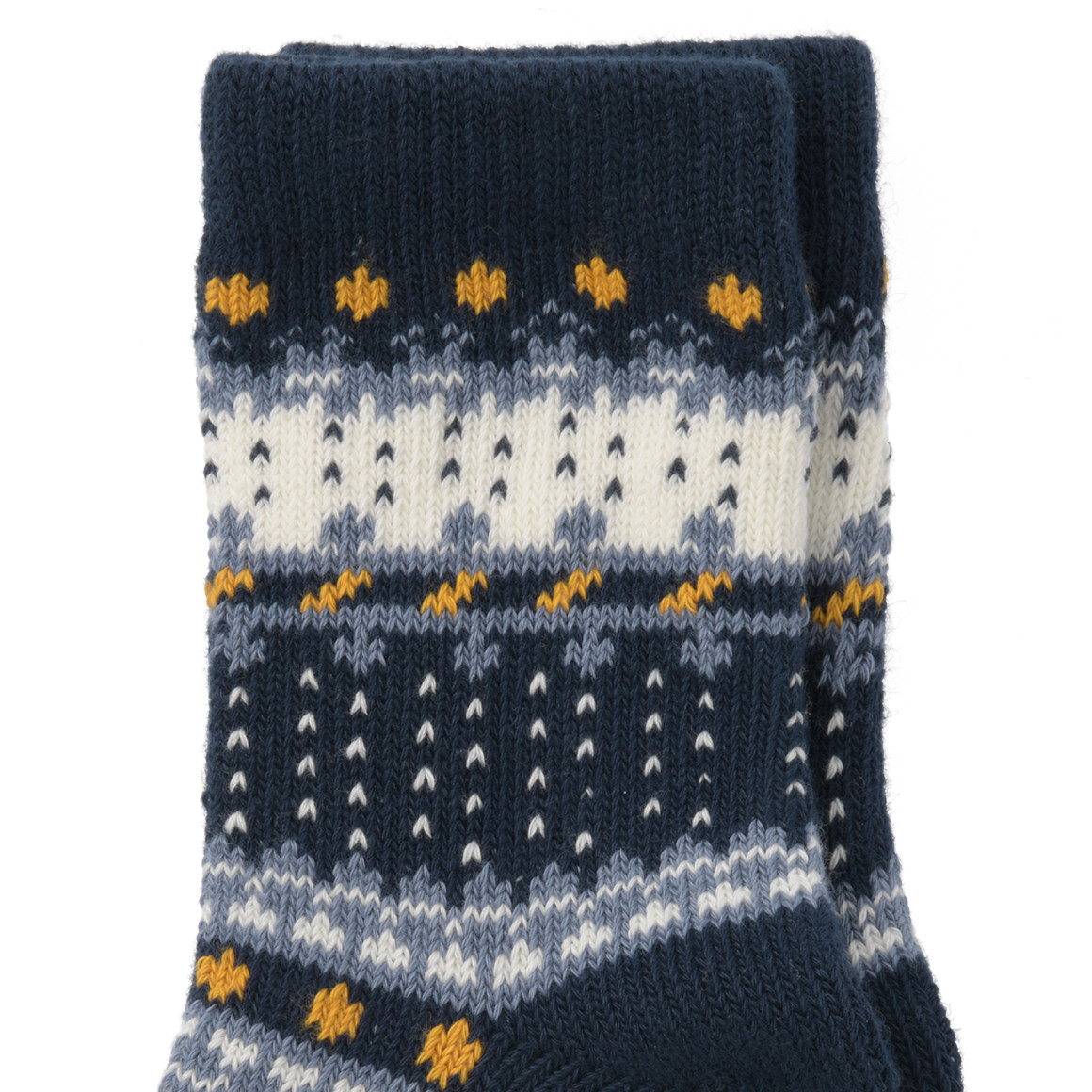 1 Paar Jungen Socken mit Norwegermuster