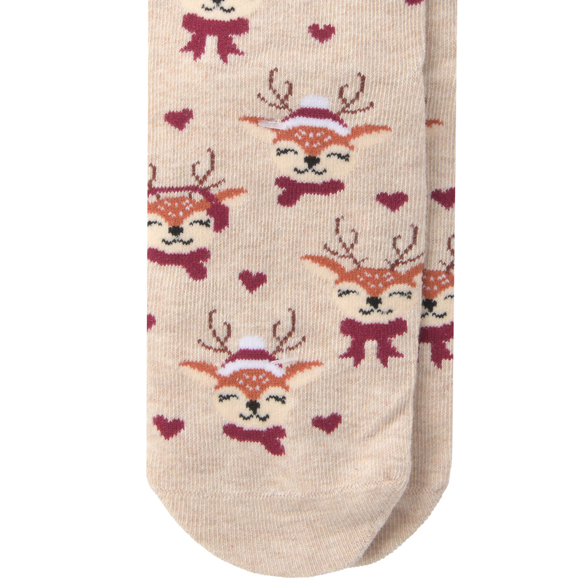 1 Paar Mädchen Weihnachtssocken mit Rentieren