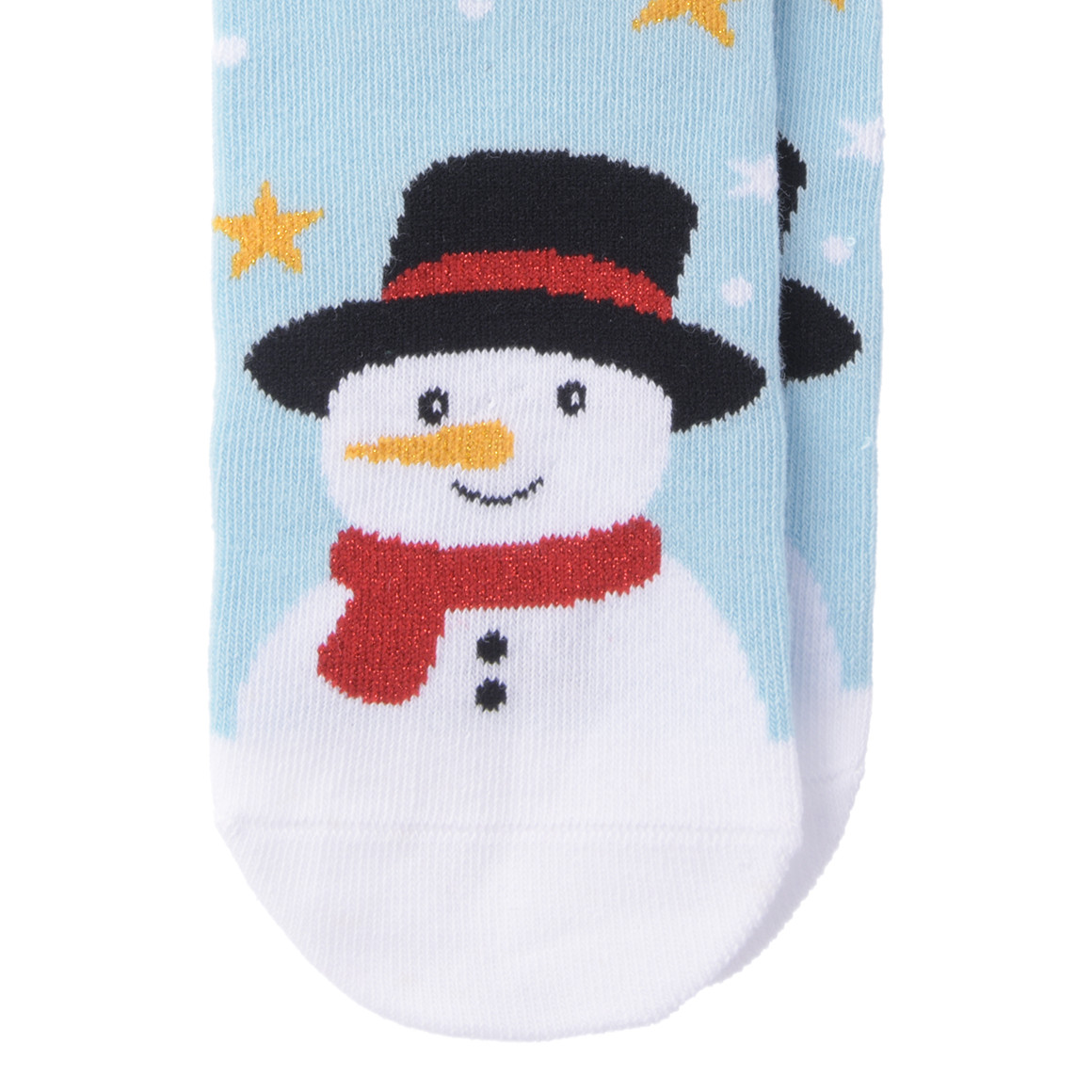 1 Paar Mädchen Weihnachtssocken mit Glitzer