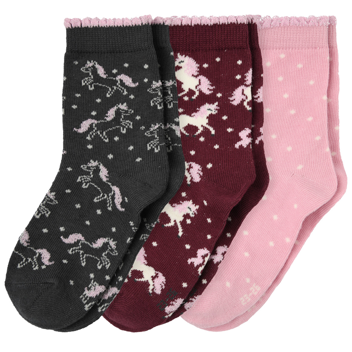 3 Mädchen Socken im Set