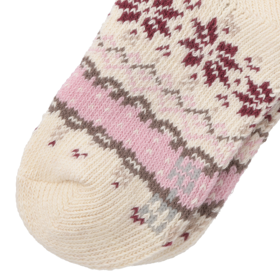 1 Paar Mädchen Socken mit Norwegermuster
