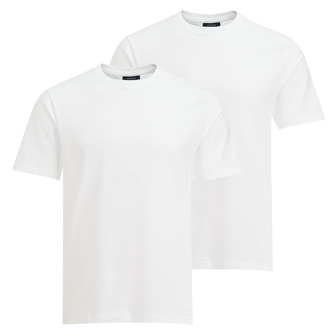 2 Herren T-Shirts mit Rundhalsausschnitt