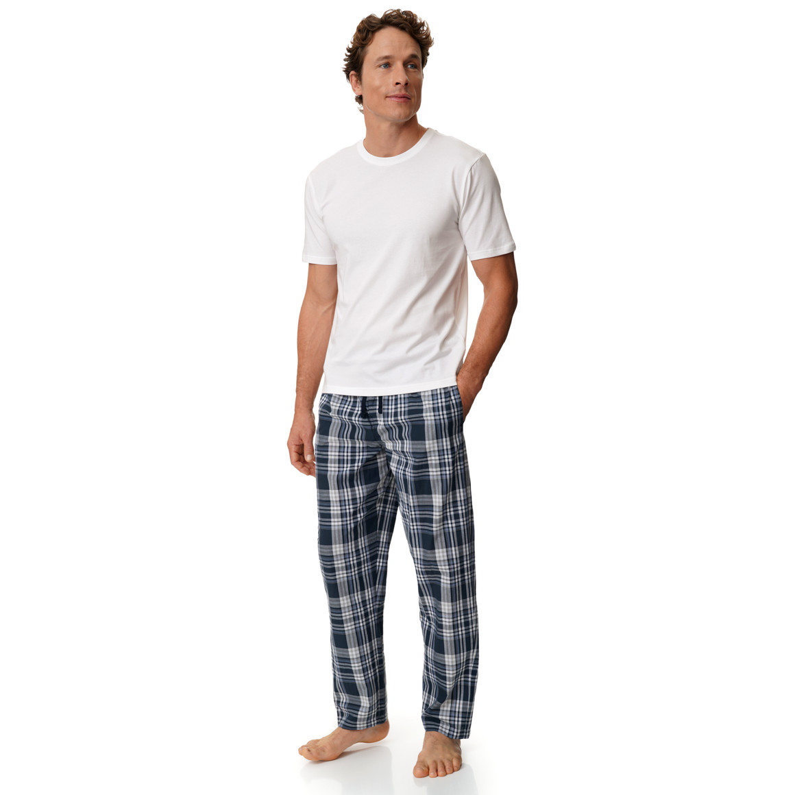 2 Herren T-Shirts mit Rundhalsausschnitt