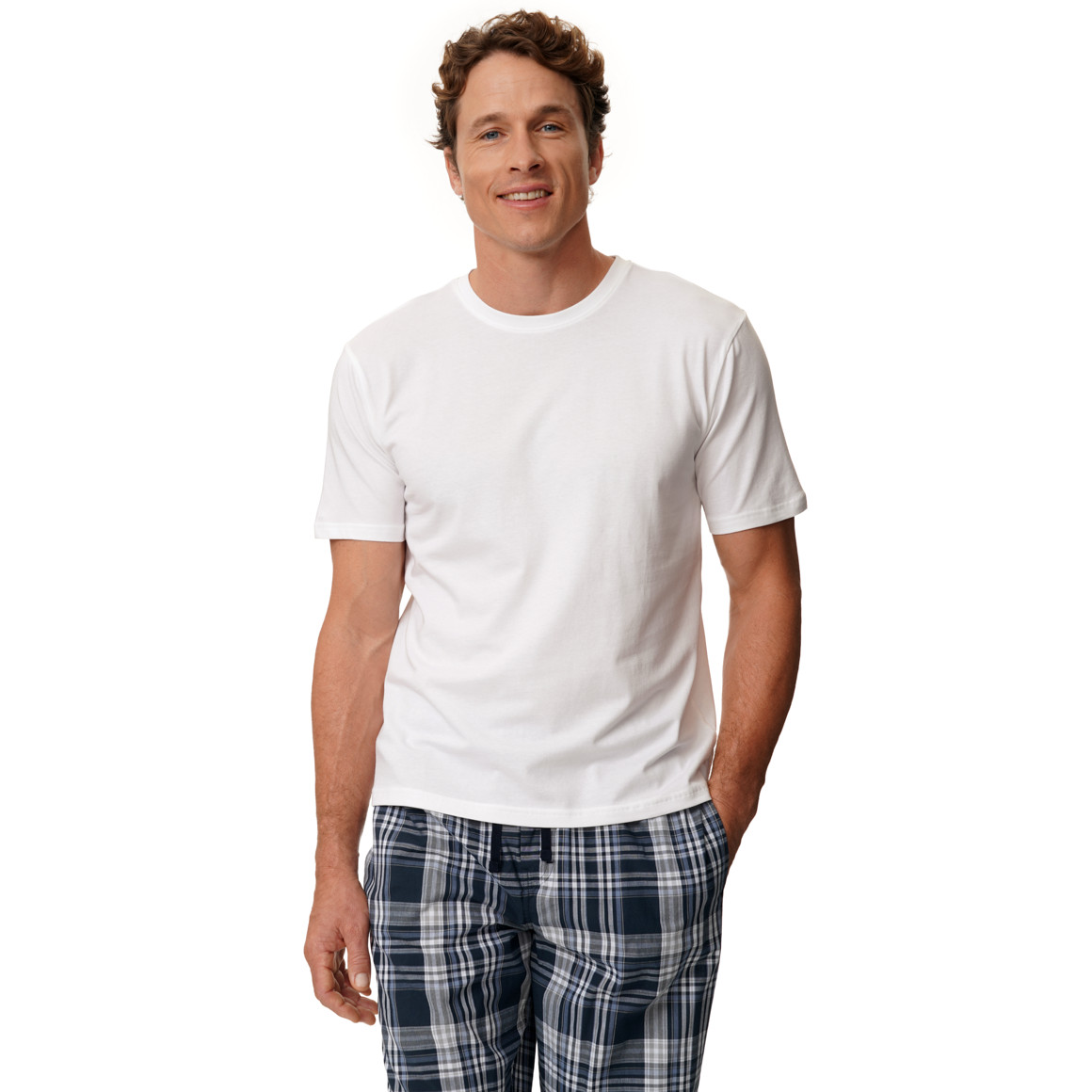 2 Herren T-Shirts mit Rundhalsausschnitt