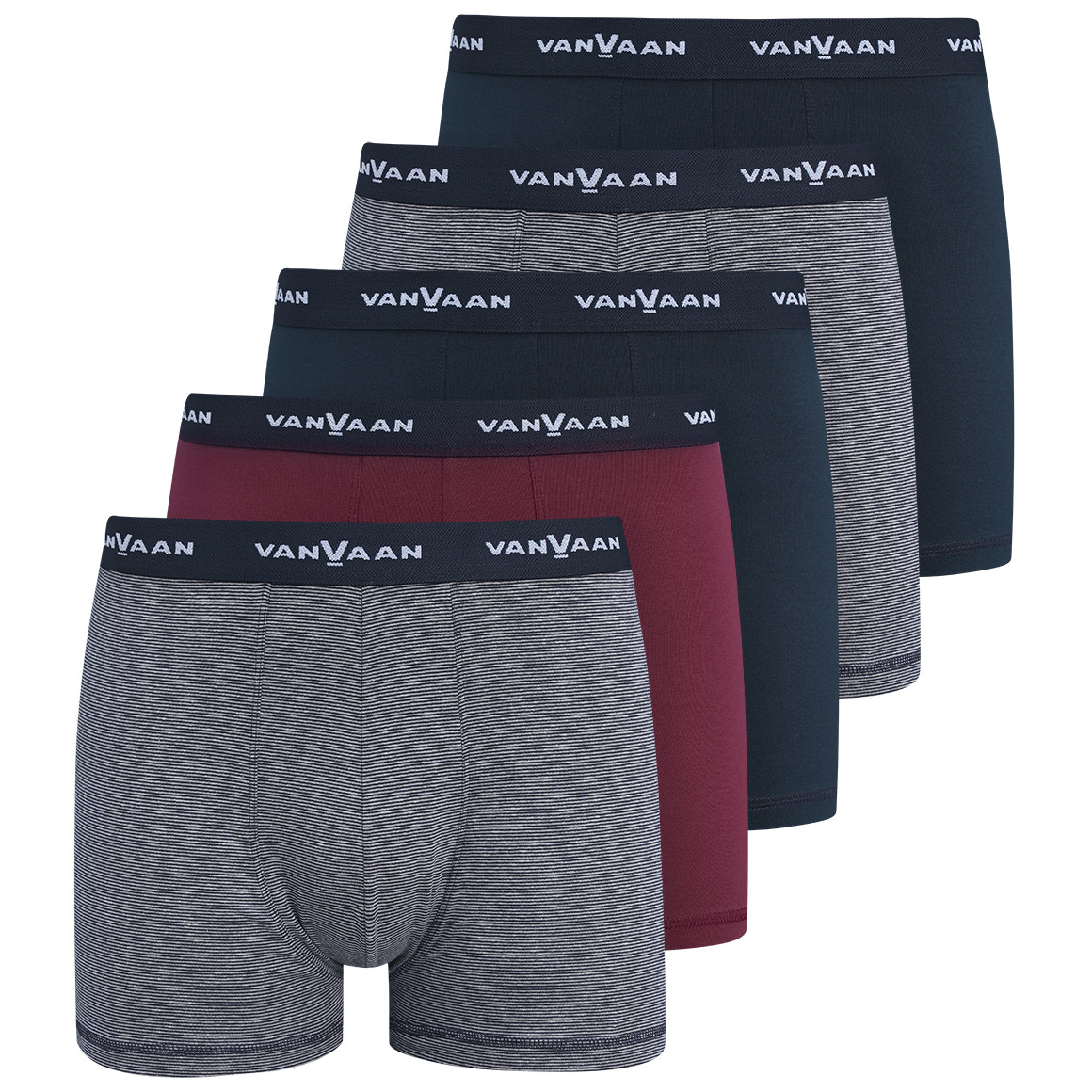 5 Herren Retroshorts im Set