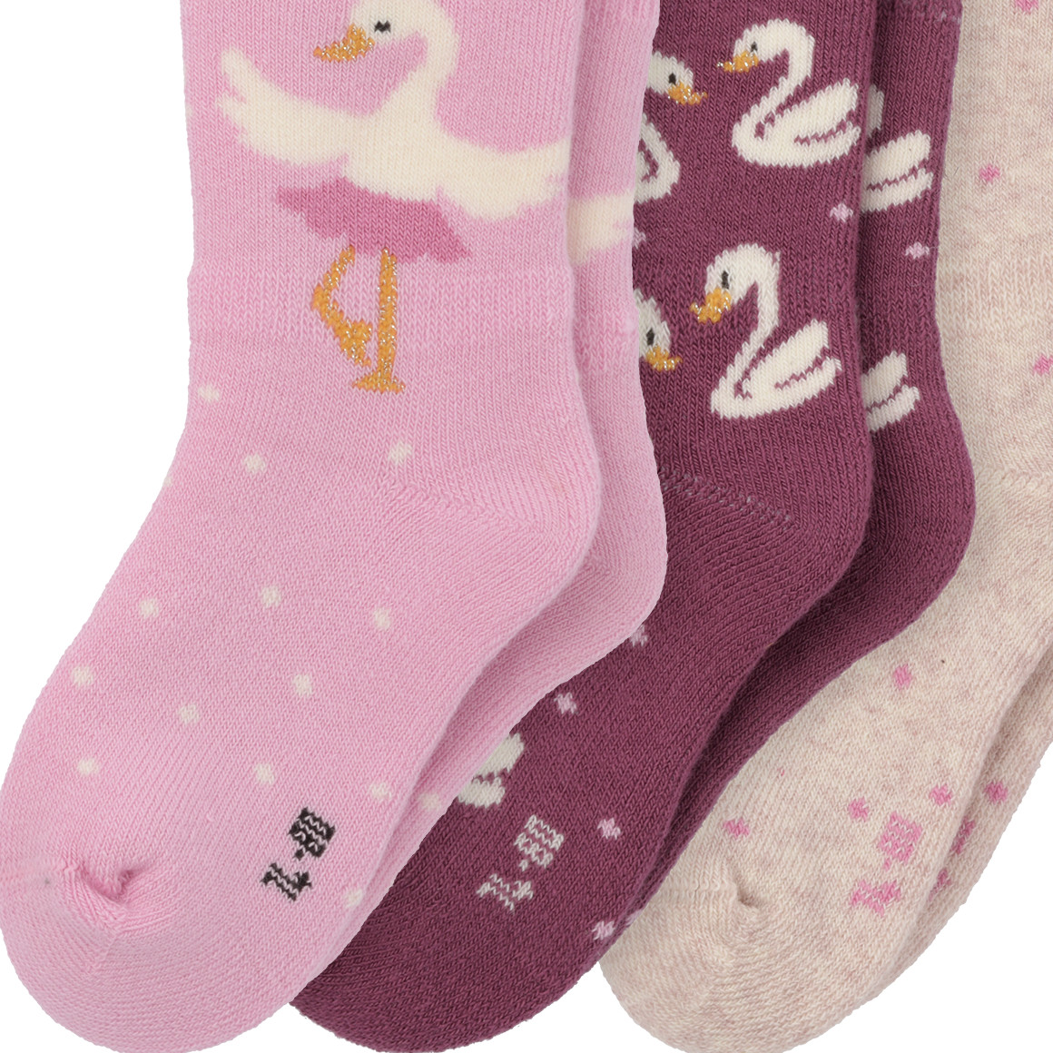 3 paar badstofsokjes voor baby's