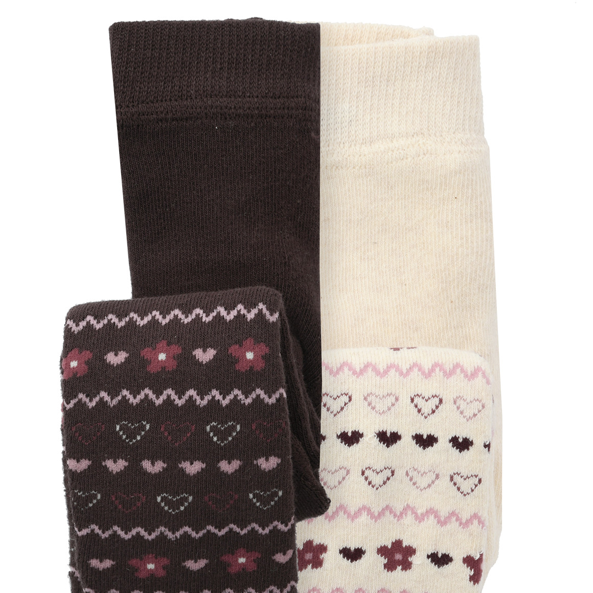 2 Baby Frottee-Leggings im Set
