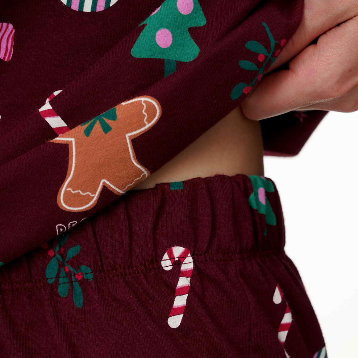 Kerstslaappak voor dames met prints