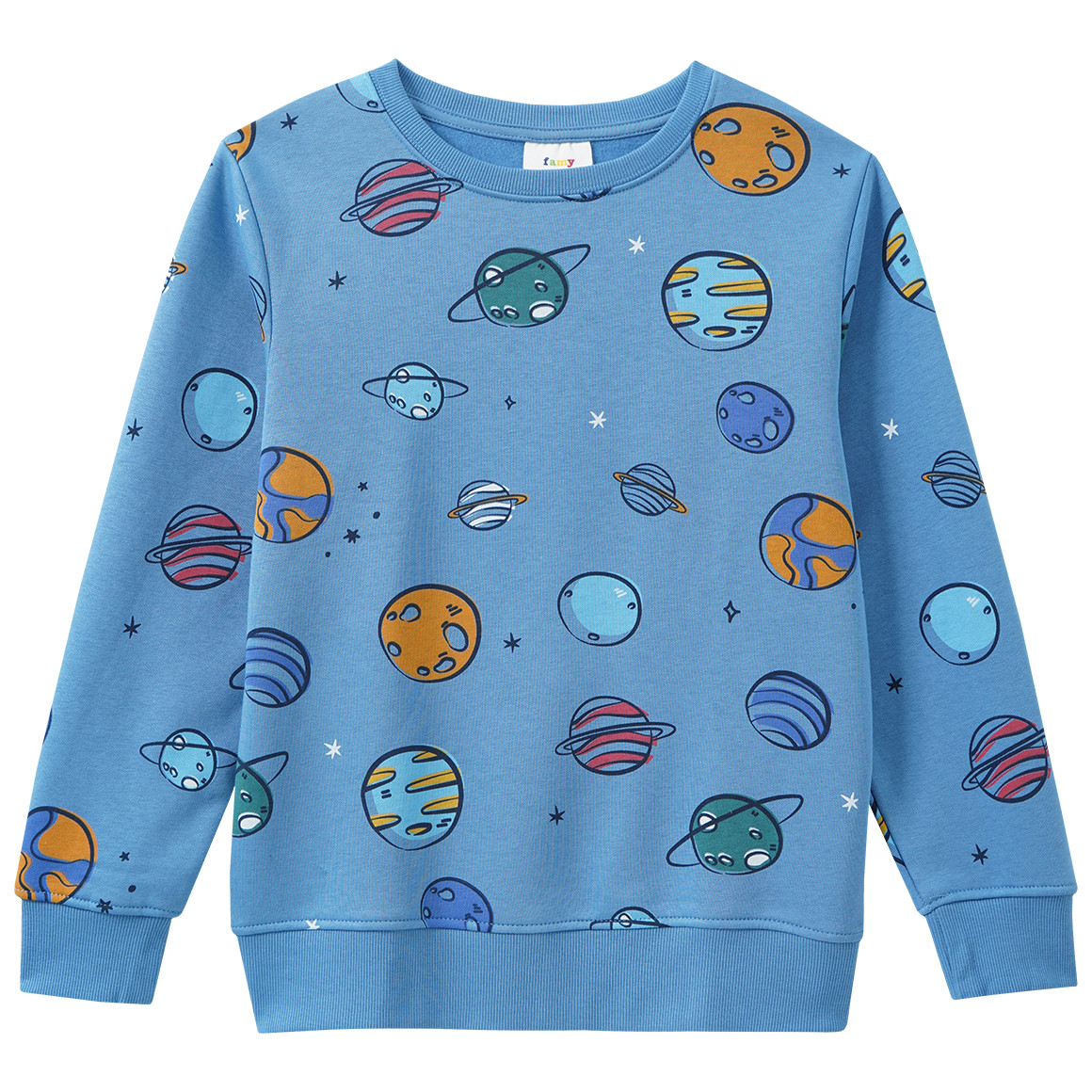 Jungen Sweatshirt mit Weltall-Prints
