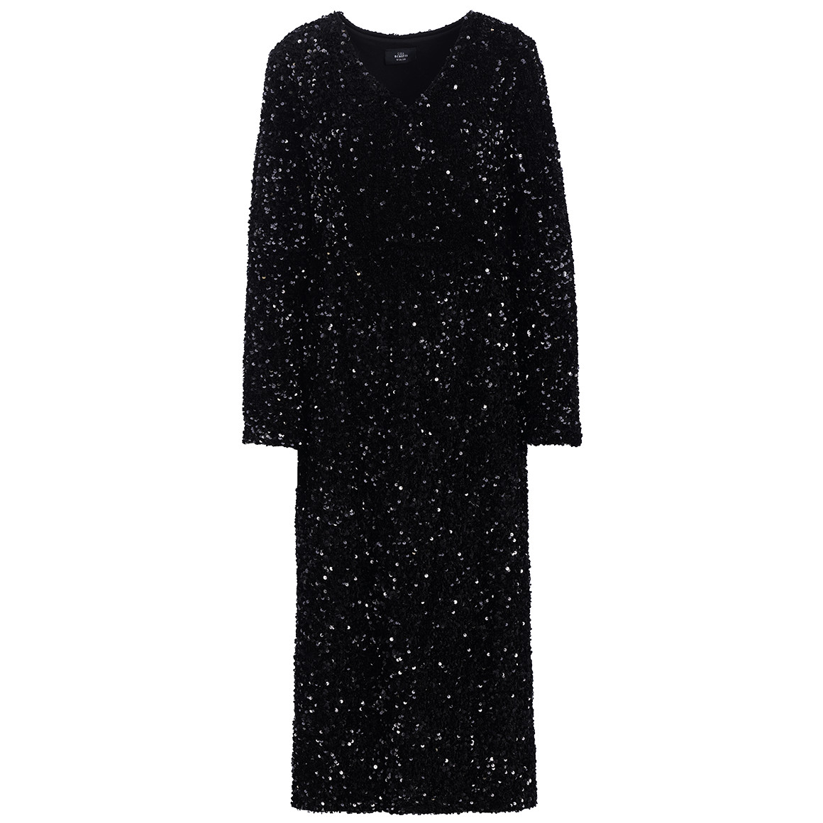 Damen Paillettenkleid in Wickel-Optik