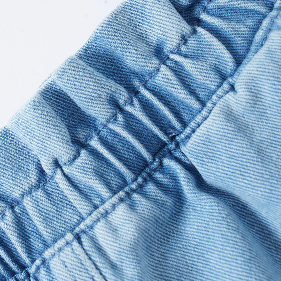 Mädchen Jeansrock mit bunten Herzen