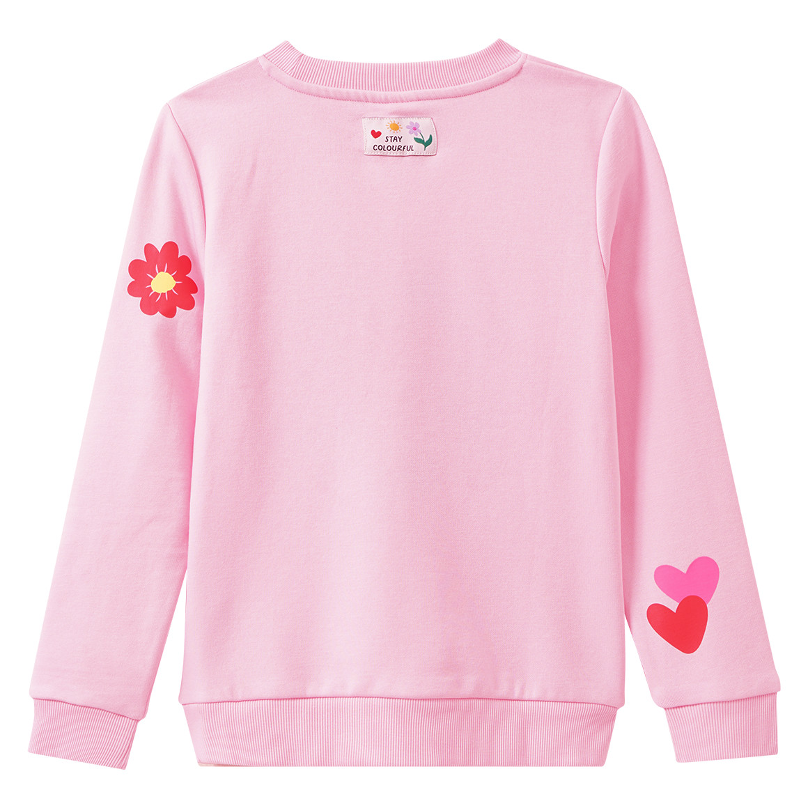 Mädchen Sweatshirt mit Applikationen