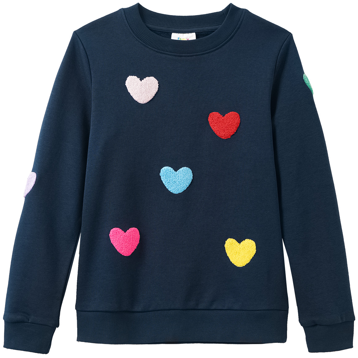 Mädchen Sweatshirt mit Applikationen