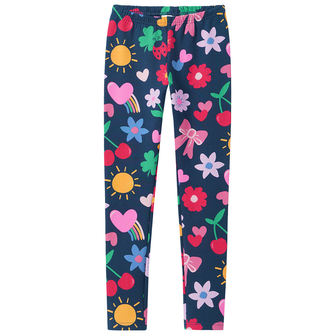 Mädchen Leggings mit Allover-Print