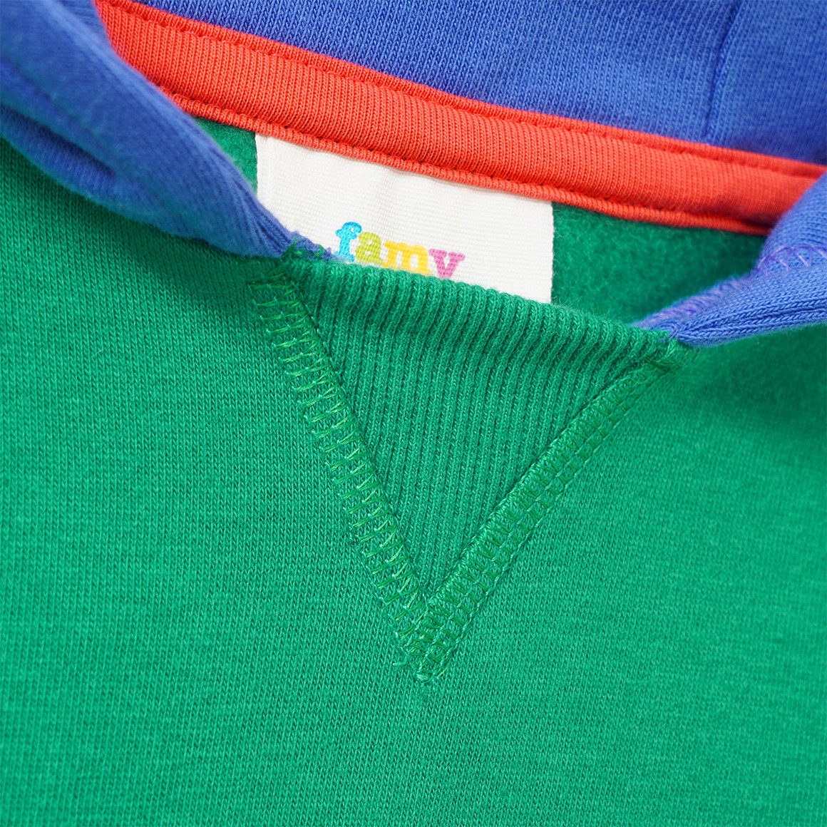 Baby Hoodie mit Farbteilern