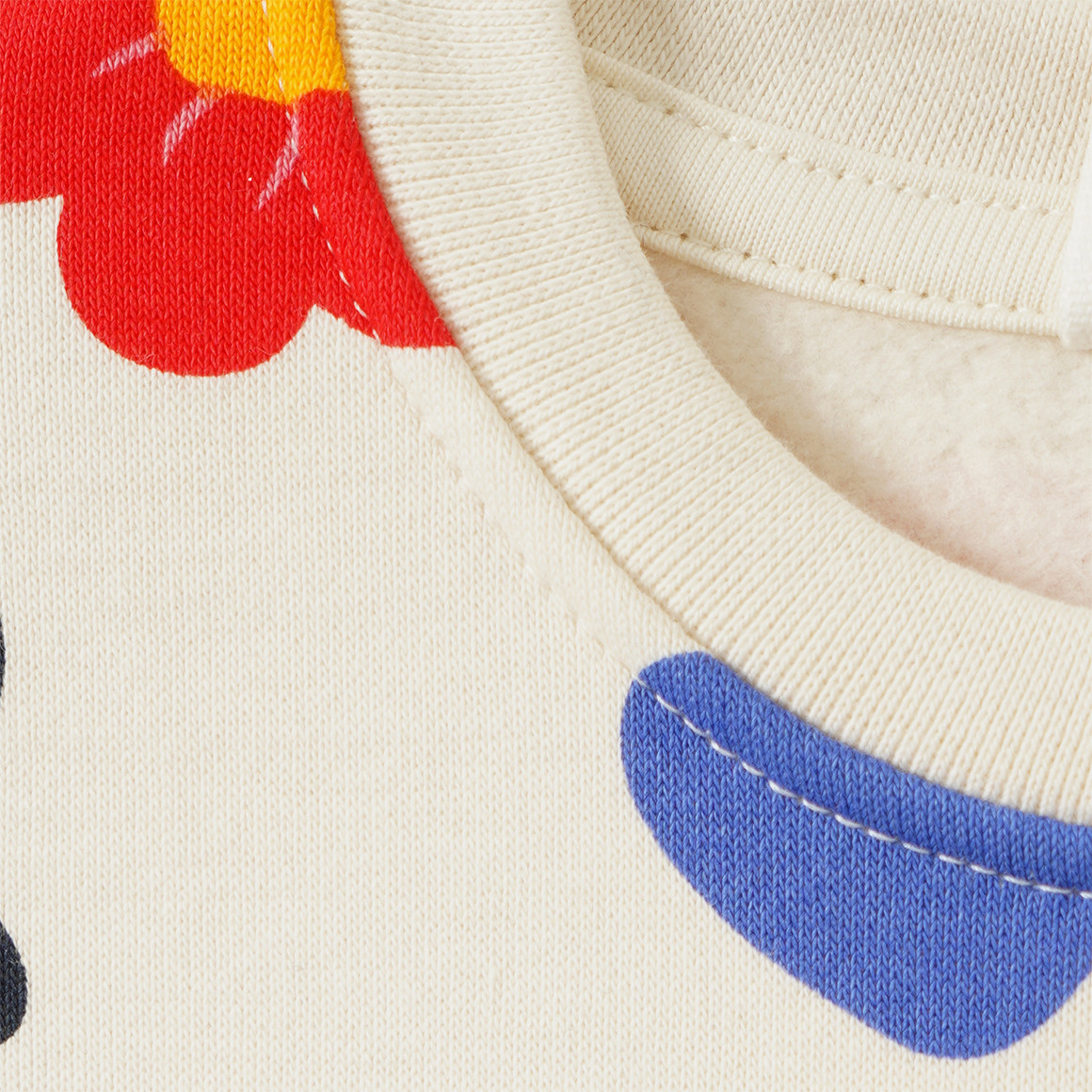 Baby Sweatkleid mit Allover-Print