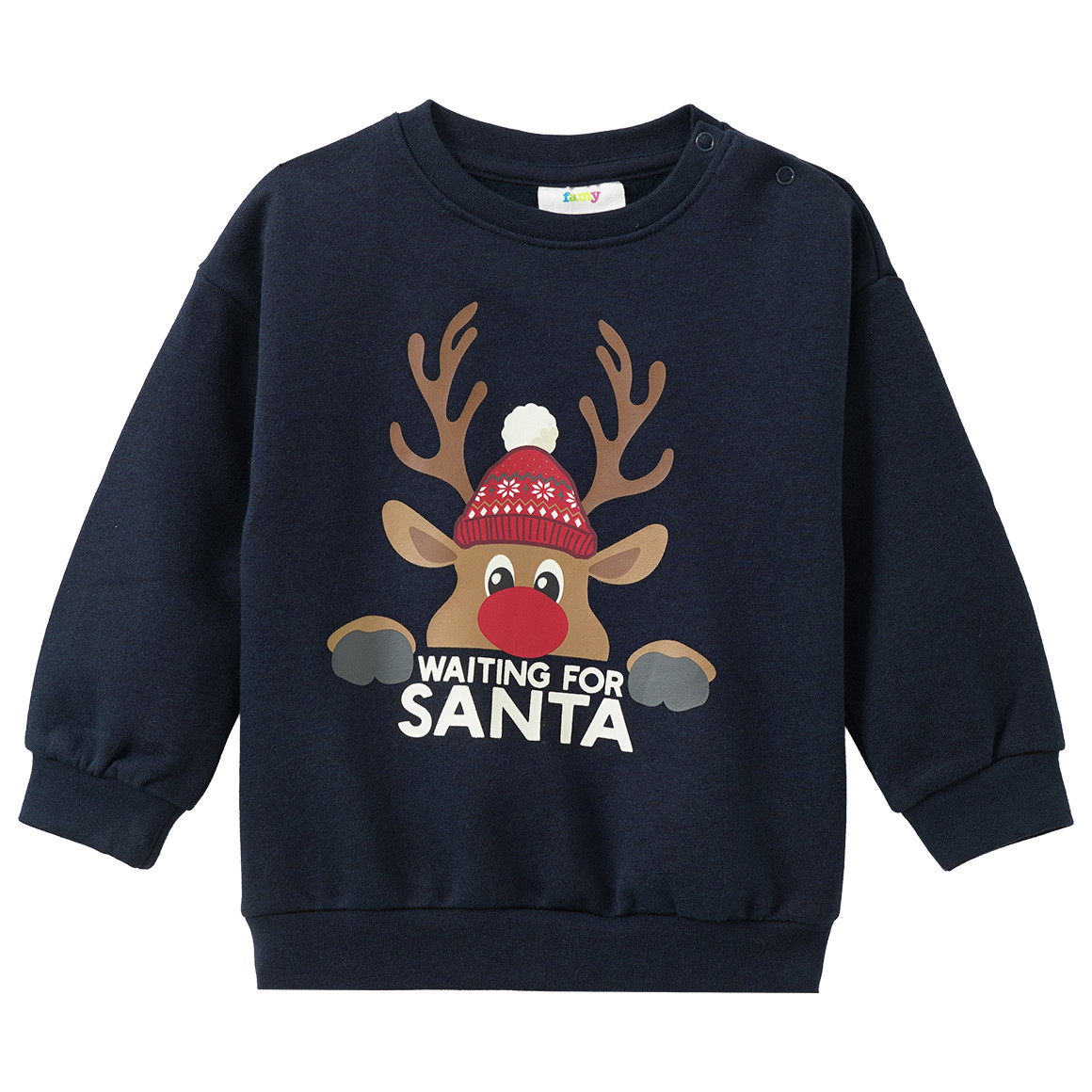 Baby Weihnachtssweatshirt mit Print