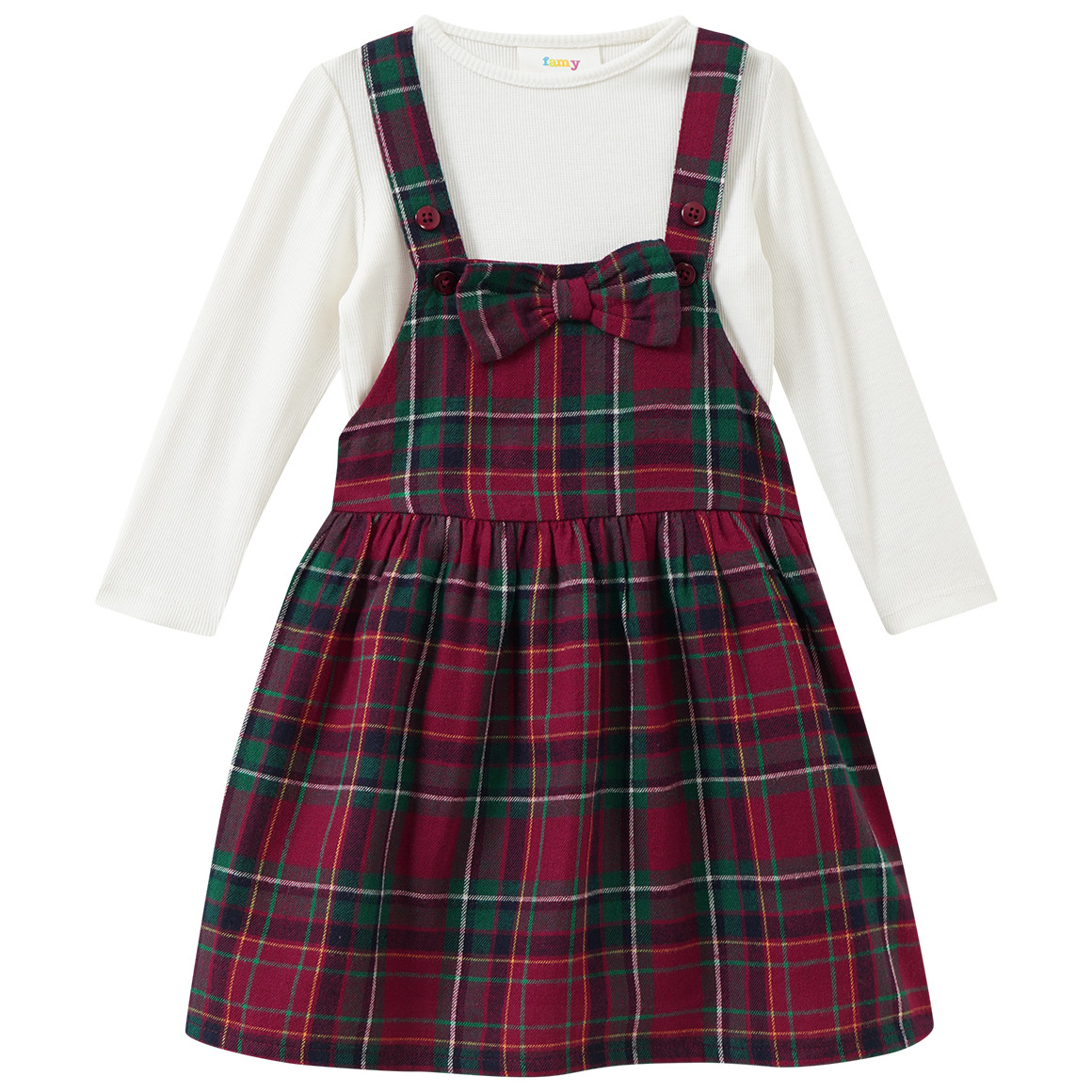 Baby Weihnachtsset mit Kleid und Shirt