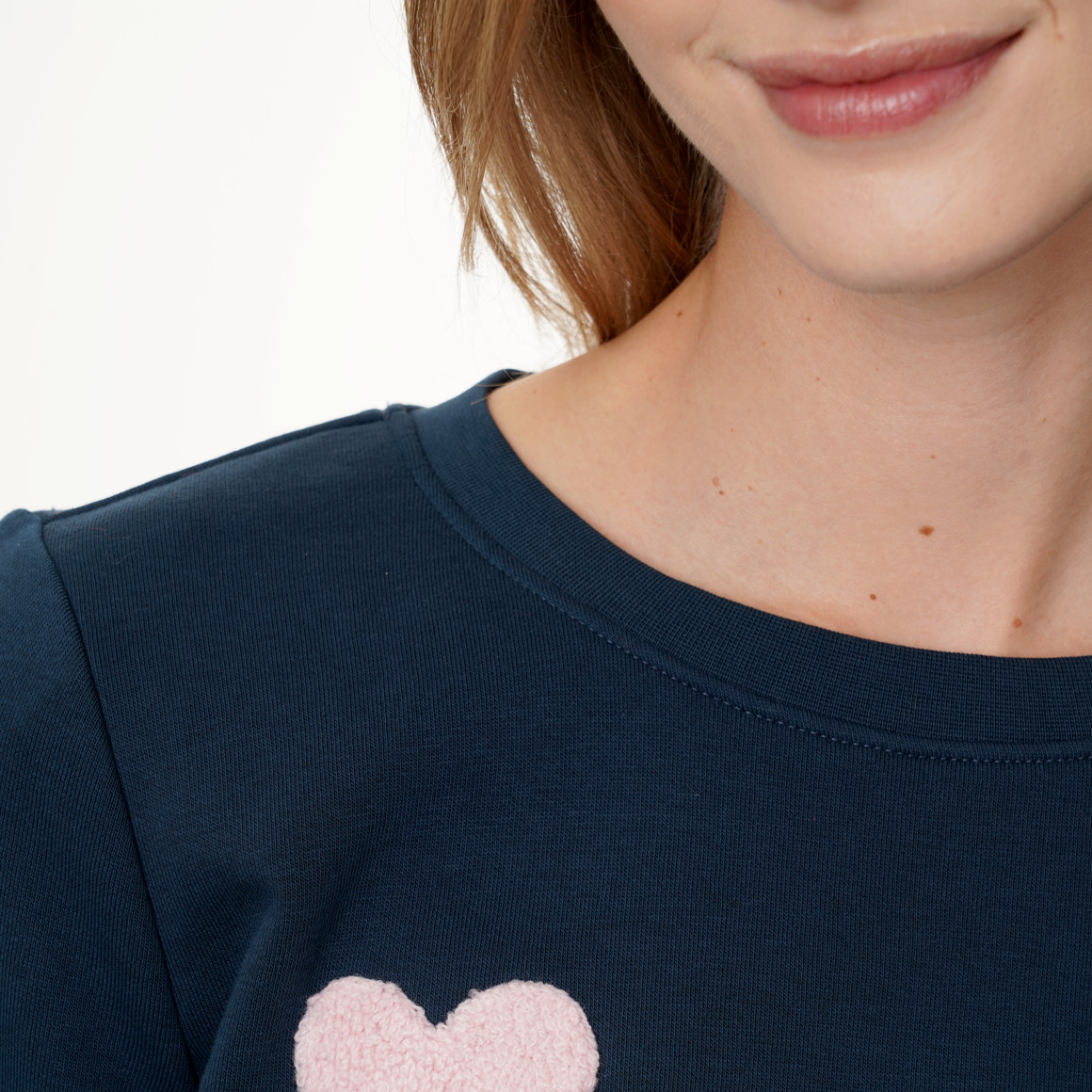 Damen Sweatshirt mit Applikationen