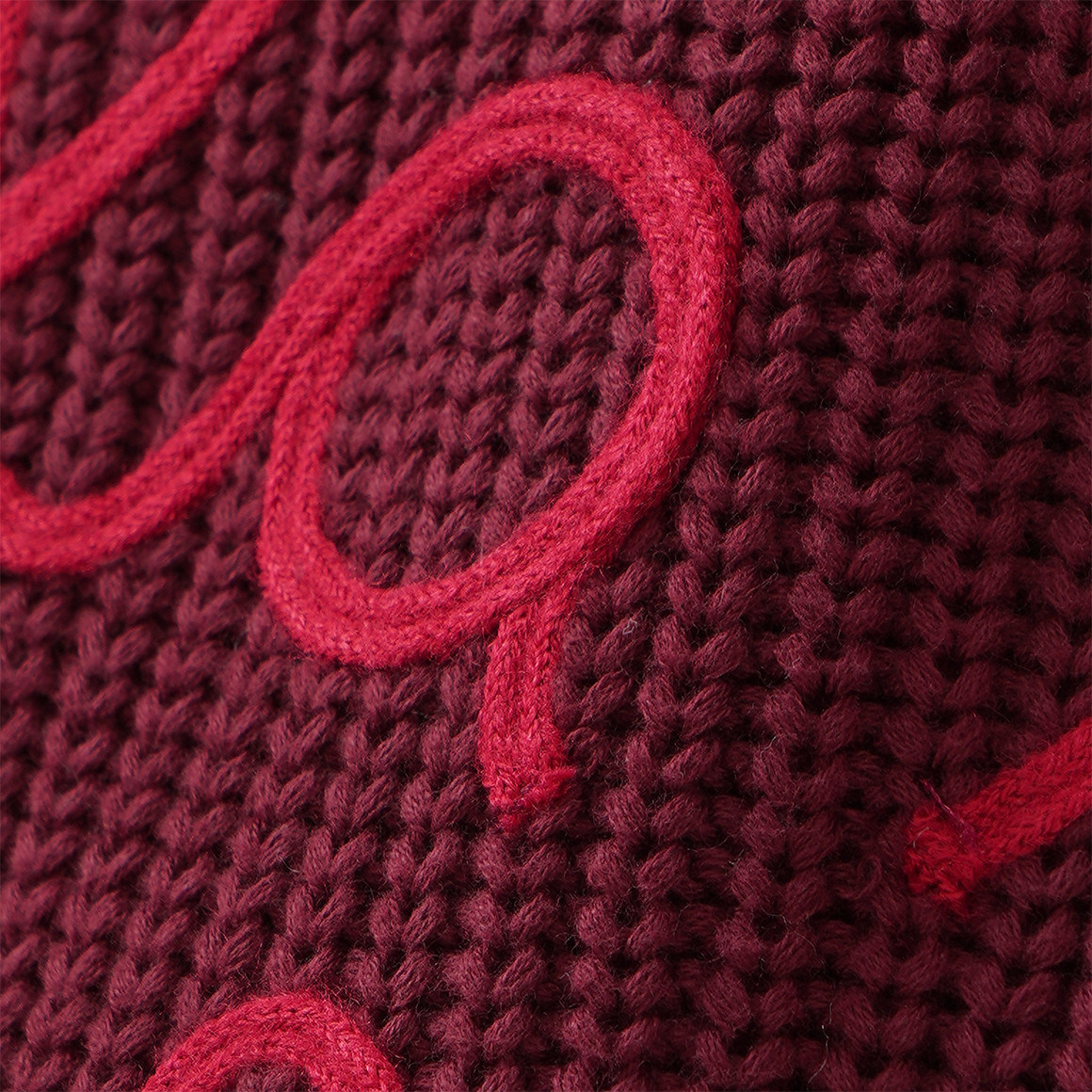Mädchen Weihnachtsstrickjacke mit Stickerei