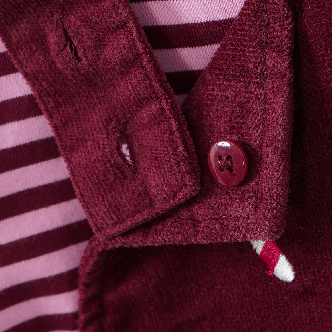 Mädchen Weihnachtsset mit Kleid und Shirt