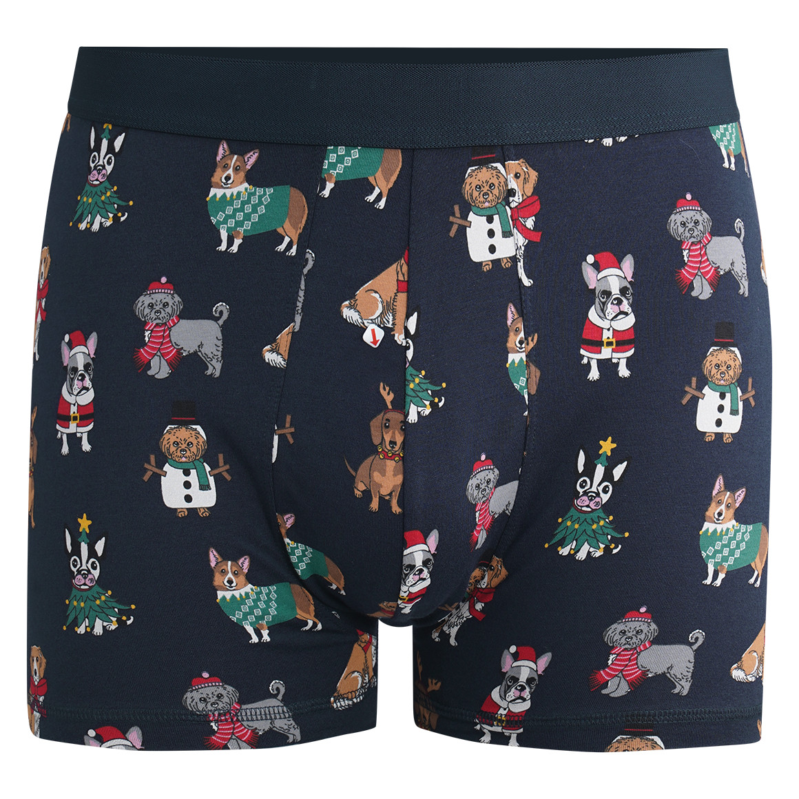 Herren Retroshorts mit Weihnachts-Motiven