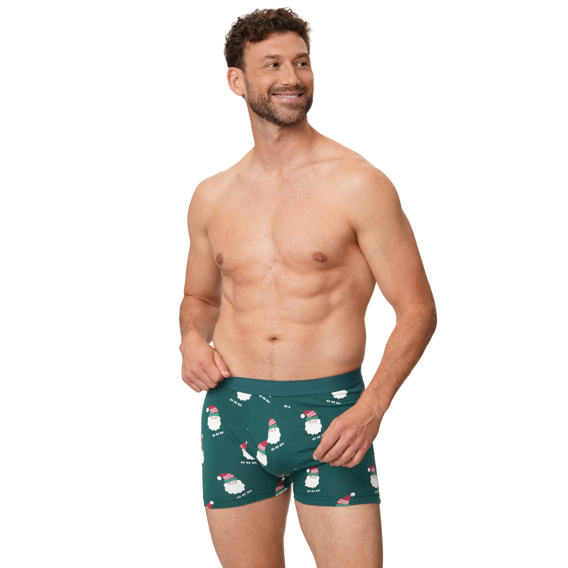 Herren Retroshorts mit Weihnachts-Motiven