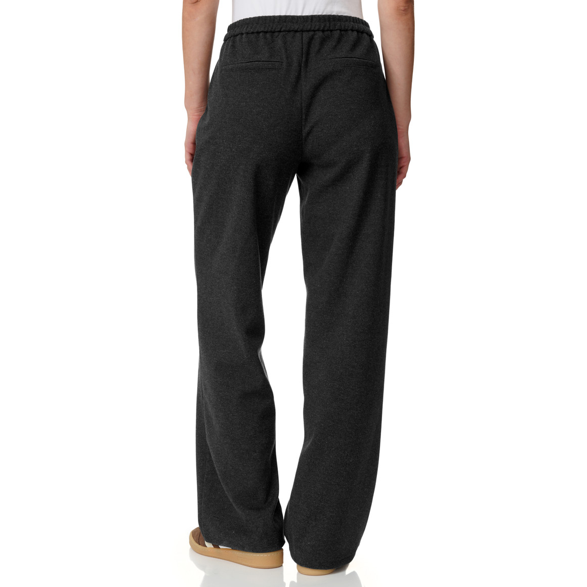 Damen Hose in Melange-Optik