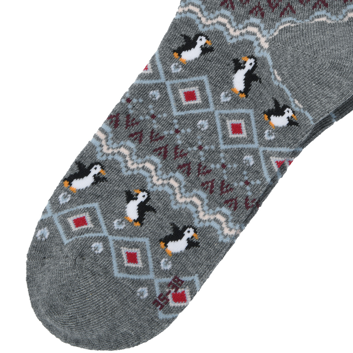 1 Paar Damen Socken mit Pinguinen