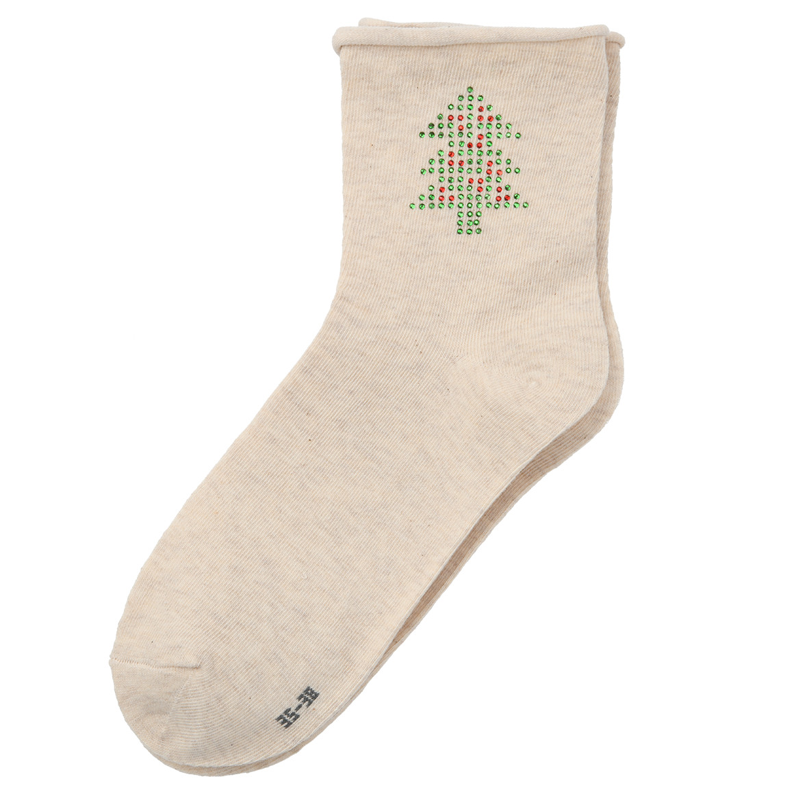 1 paar kerstsokken voor dames