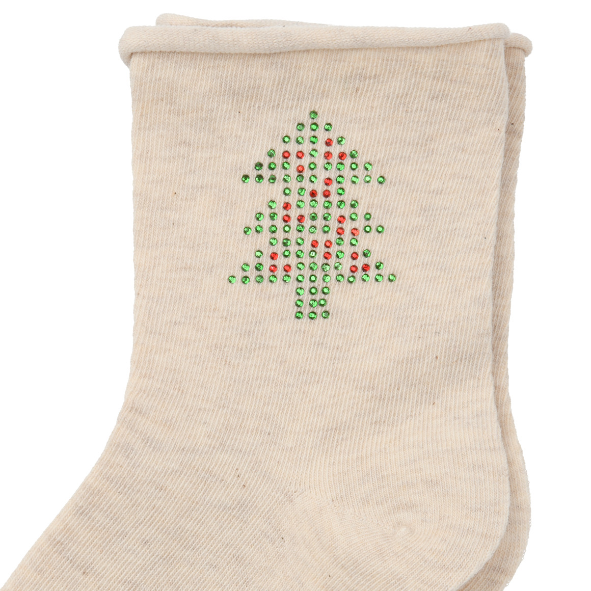 1 paar kerstsokken voor dames