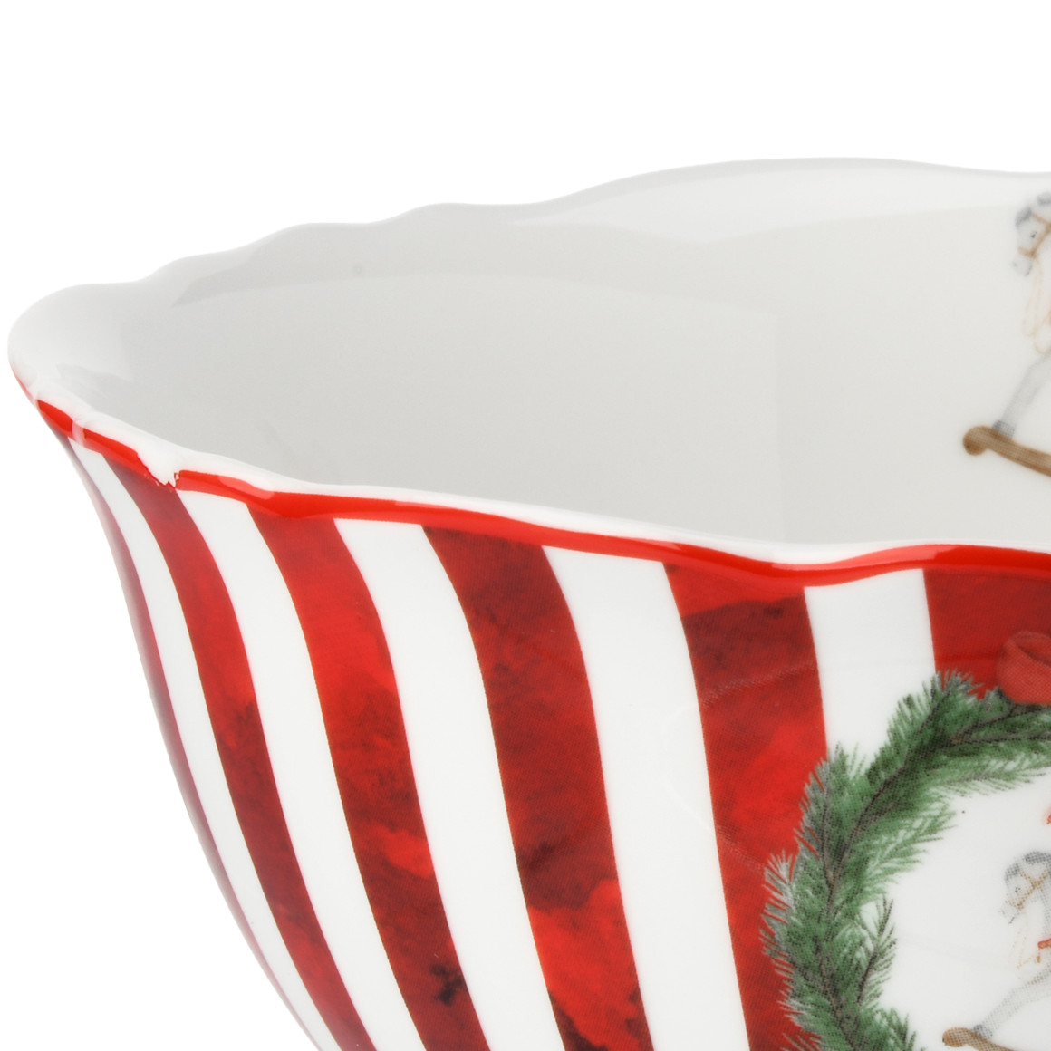 Schüssel im weihnachtlichen Design