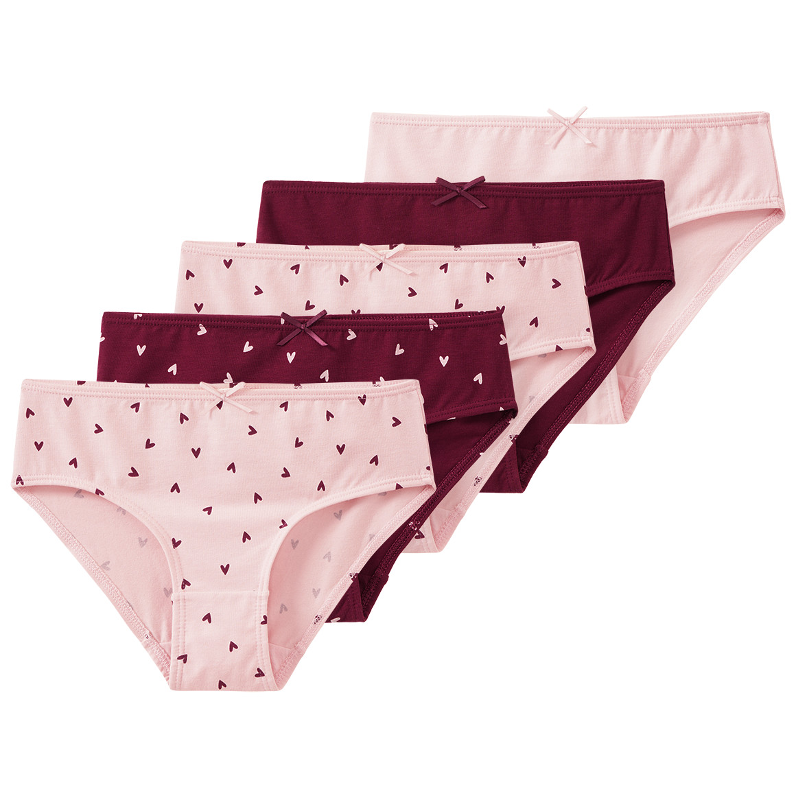 5 Mädchen Slips im Set