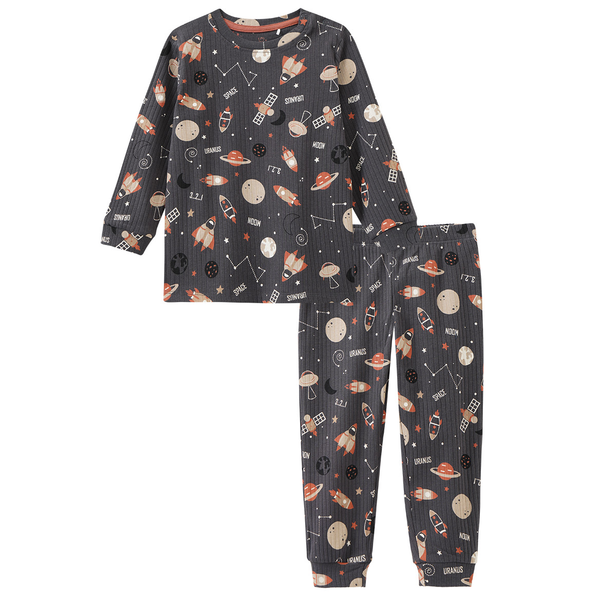 Baby Schlafanzug mit Weltraum-Motiven