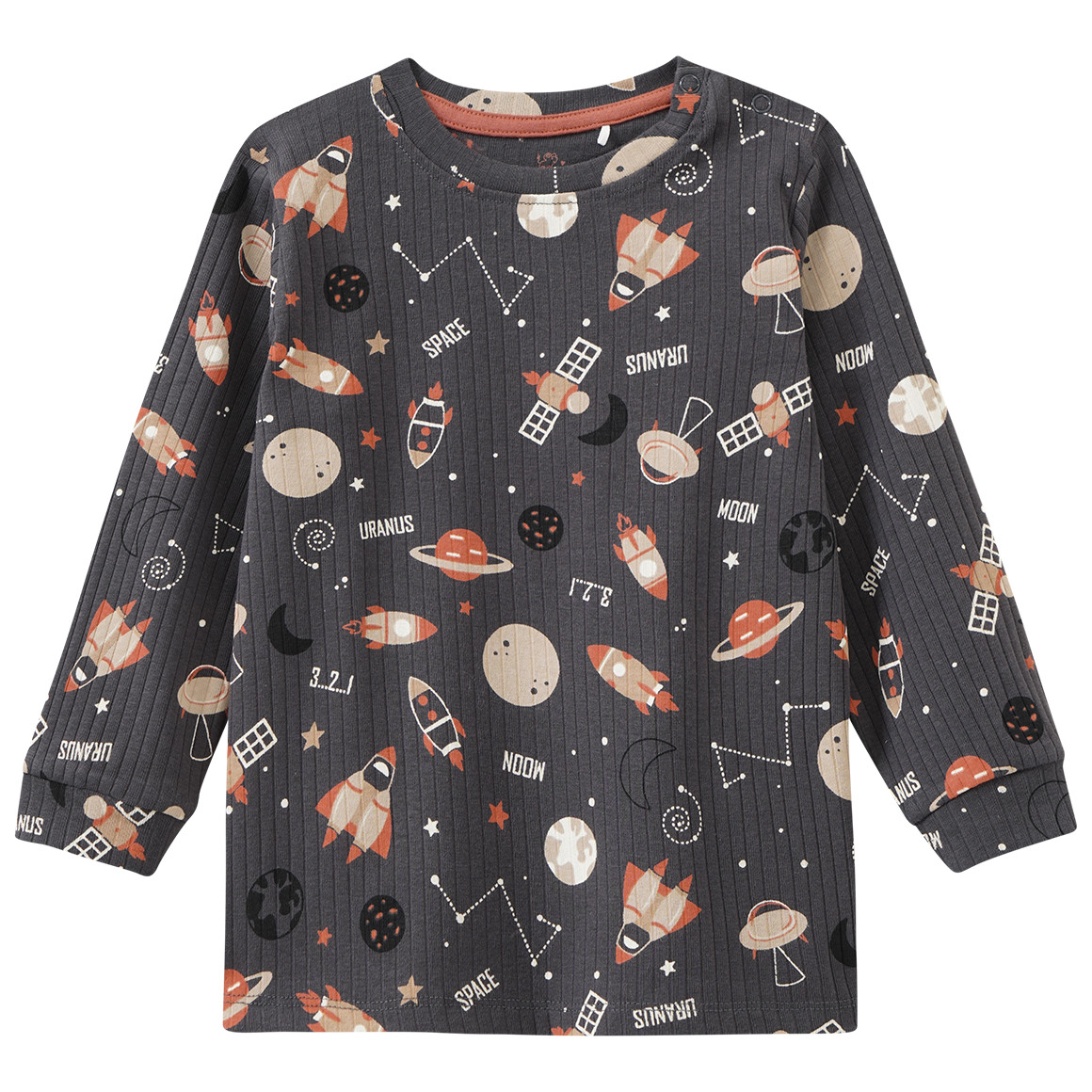 Baby Schlafanzug mit Weltraum-Motiven