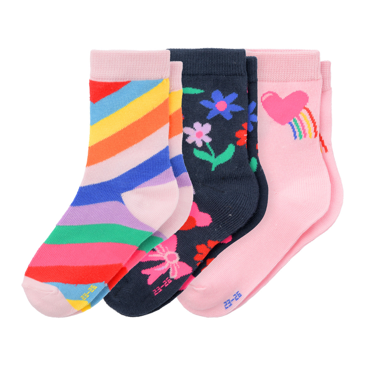 3 Paar Mädchen Socken im Set
