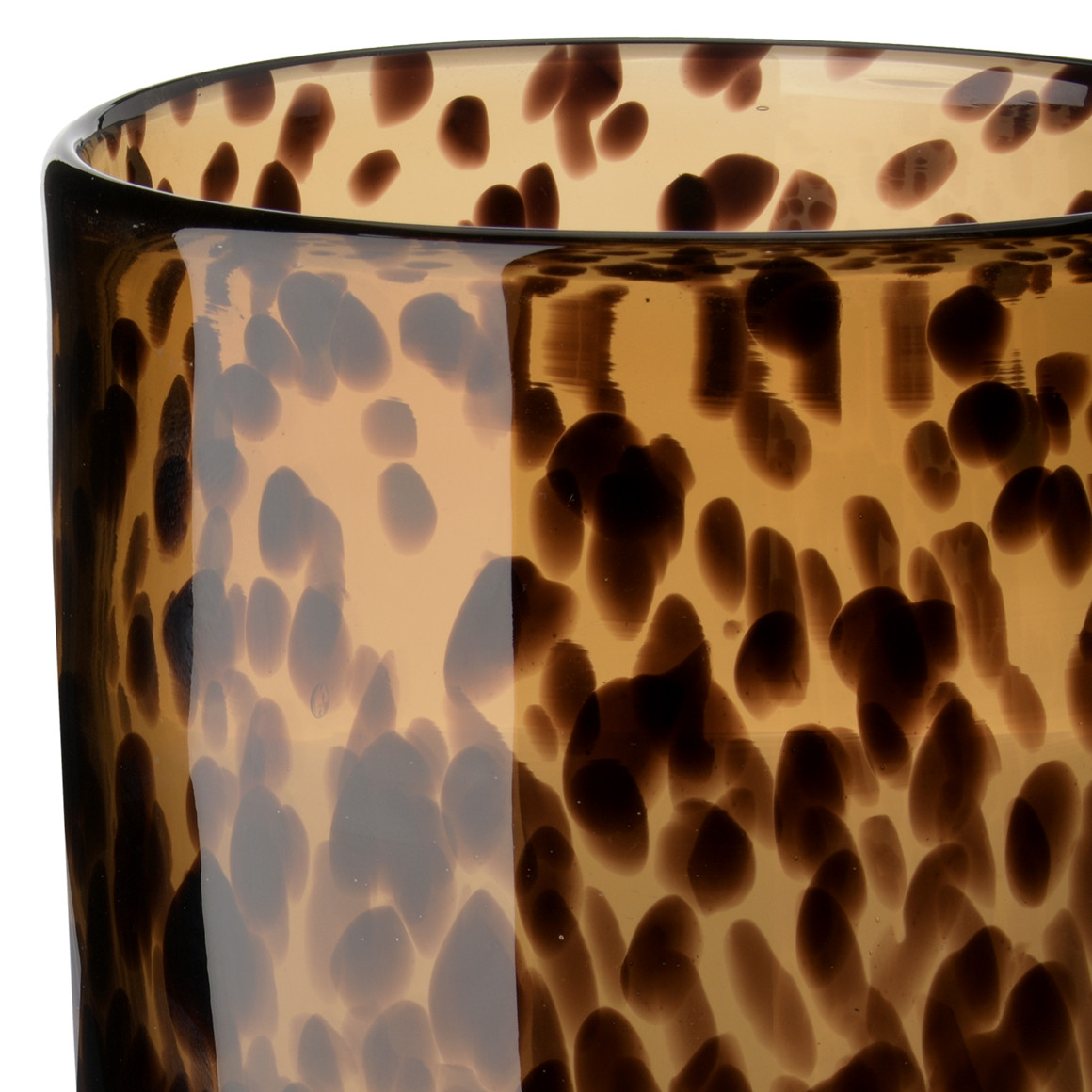Große Vase in Leo-Optik