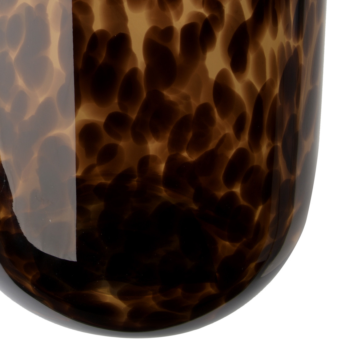 Große Vase in Leo-Optik